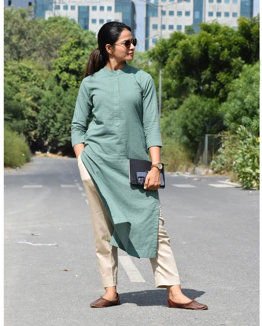 2010 GREEN COMFORT KURTA