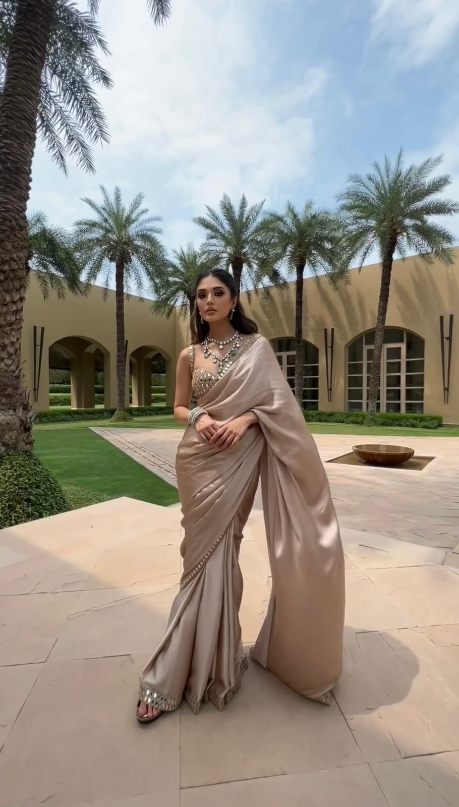 JAPAN SATIN SILK SAREE