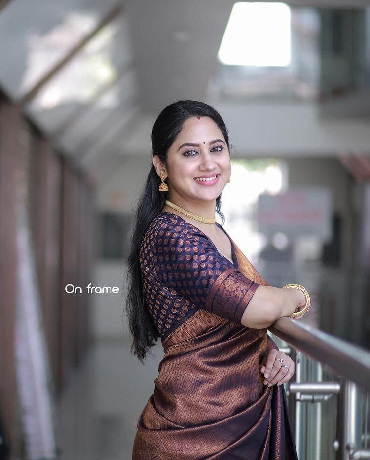 FM-Copper Silk Saree