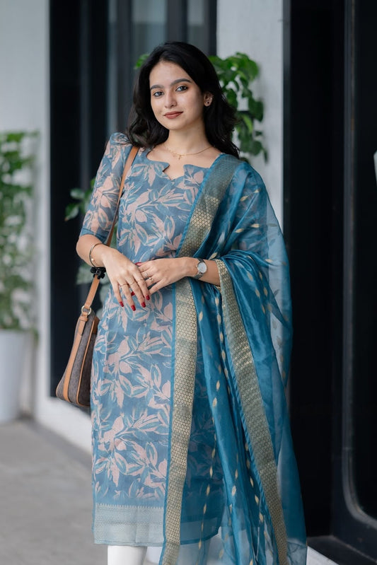 CELESTE FERN TOP - DUPATTA