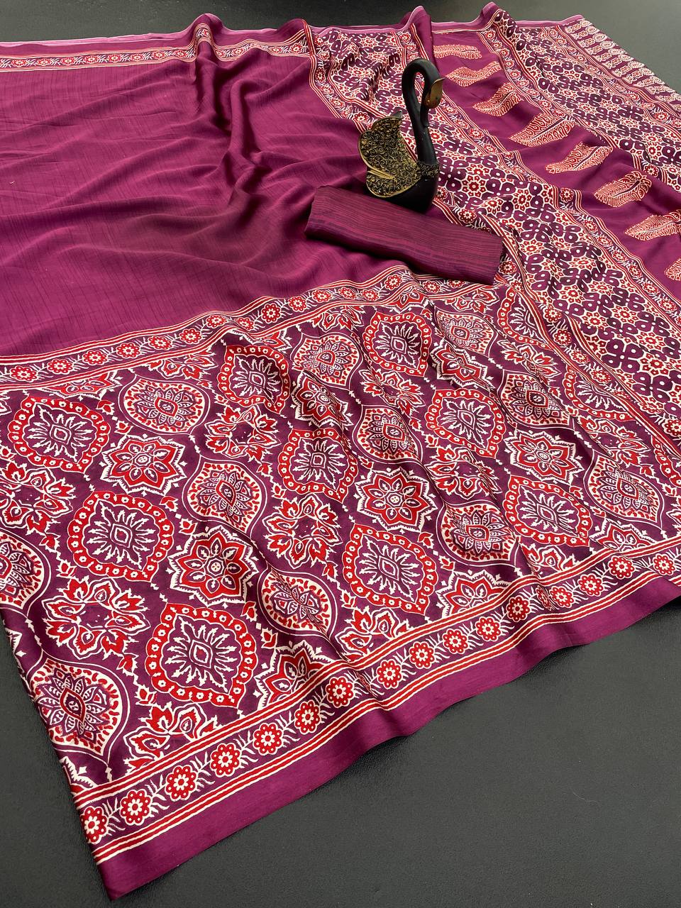 FM-Kalamkari Silk Saree