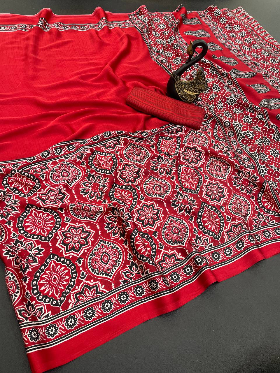 FM-Kalamkari Silk Saree
