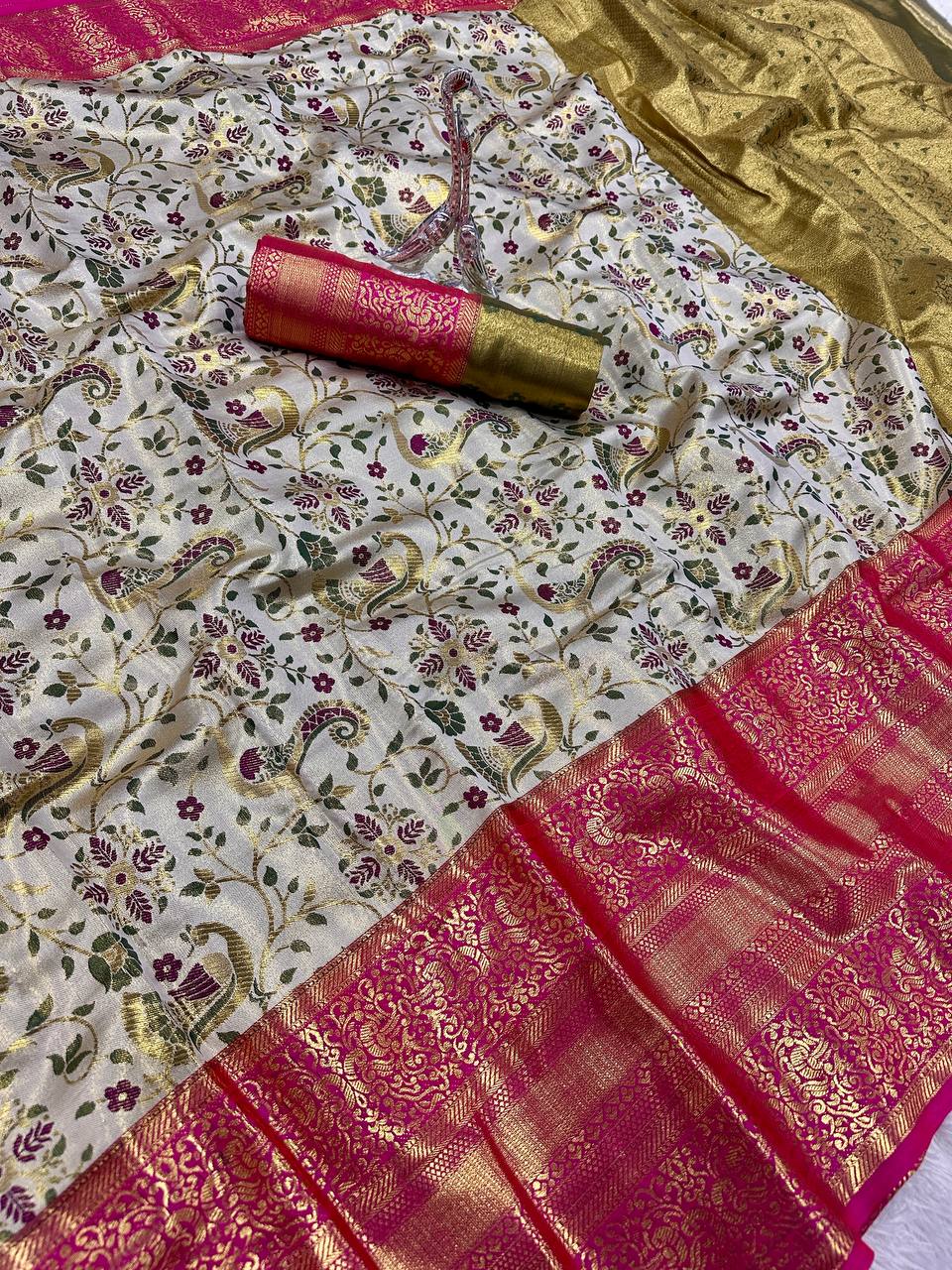 FM-Elegance Kanjivaram Silk Saree -2