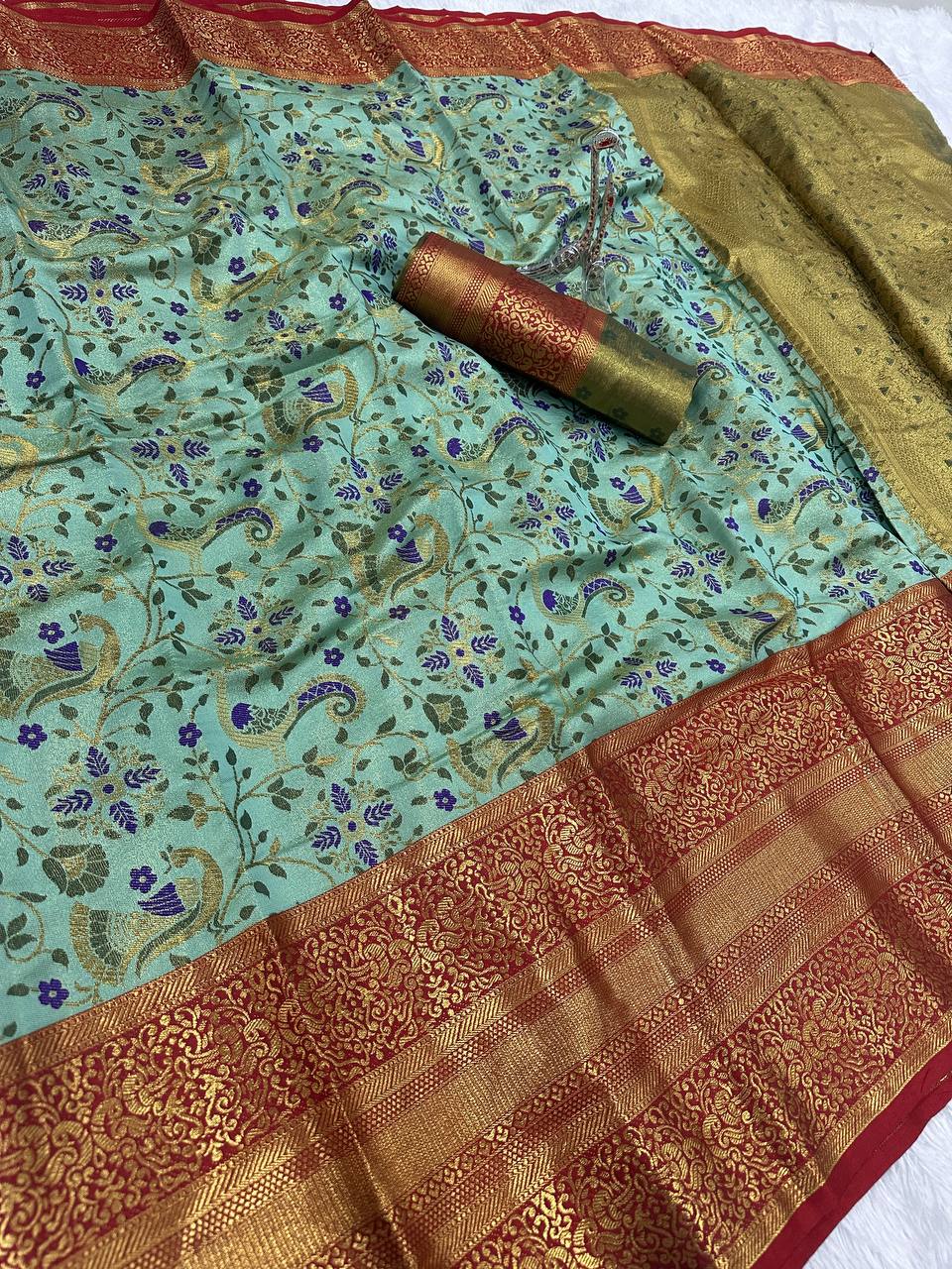 FM-Elegance Kanjivaram Silk Saree -2