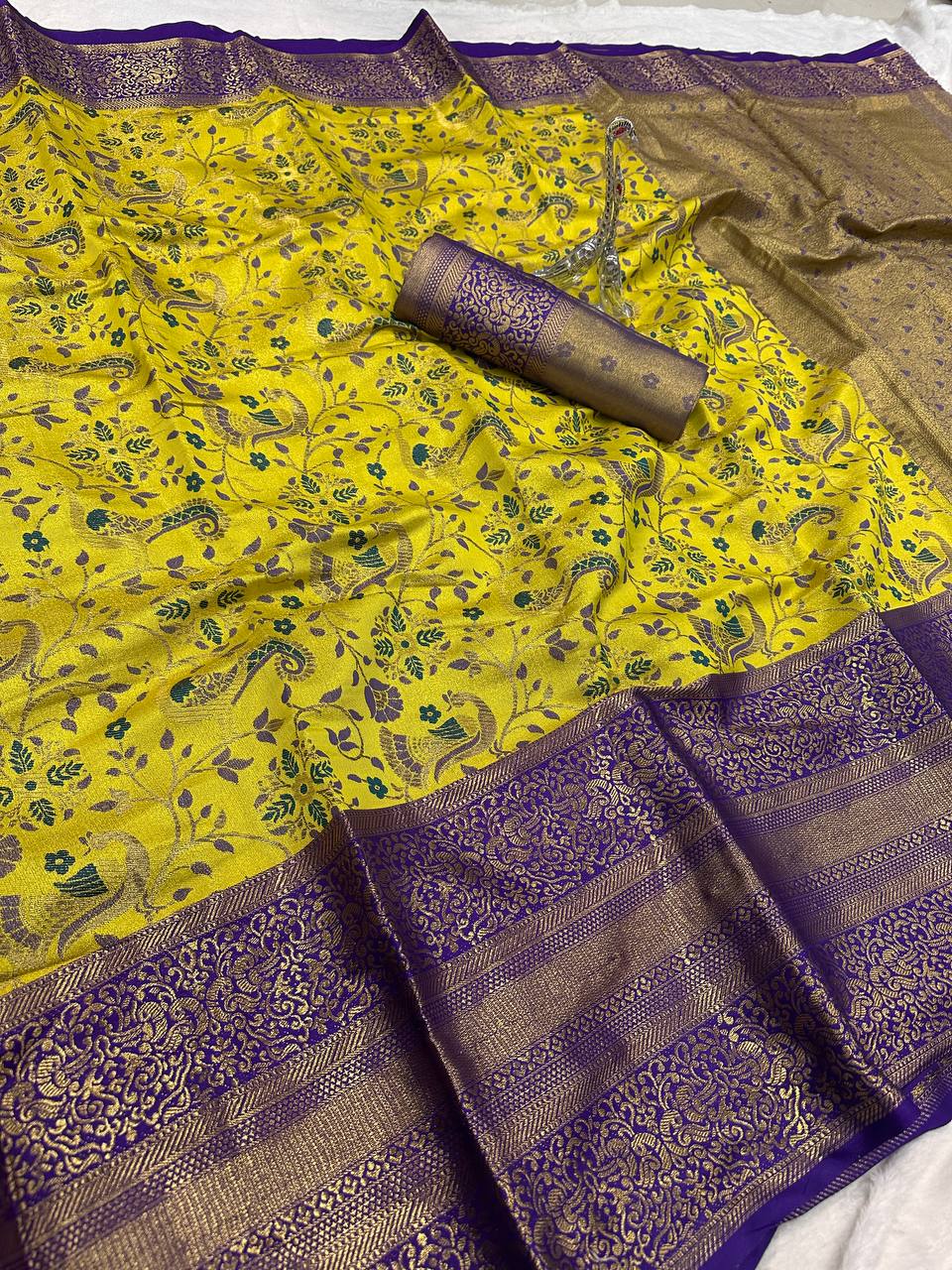 FM-Elegance Kanjivaram Silk Saree -2