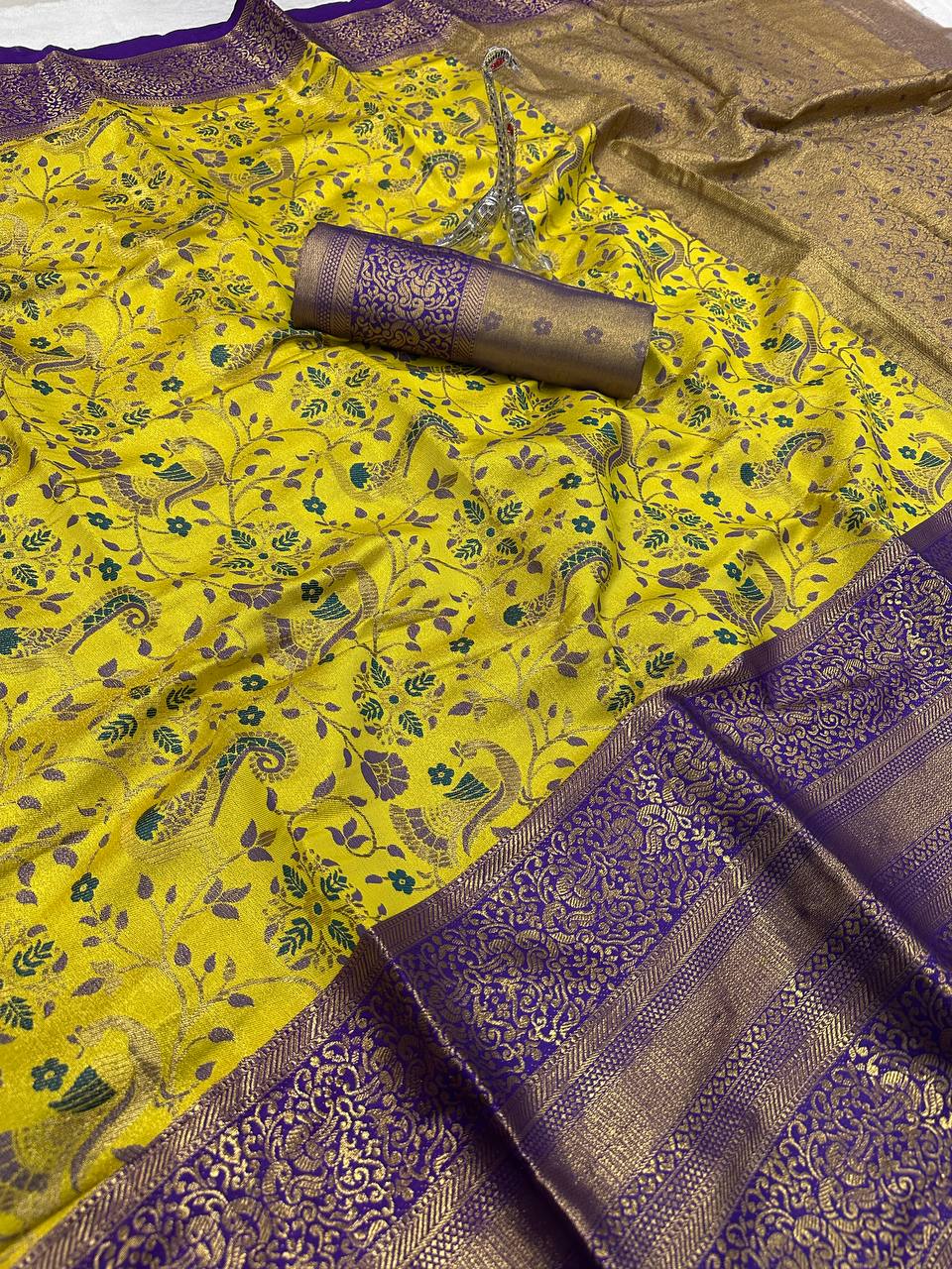 FM-Elegance Kanjivaram Silk Saree -2