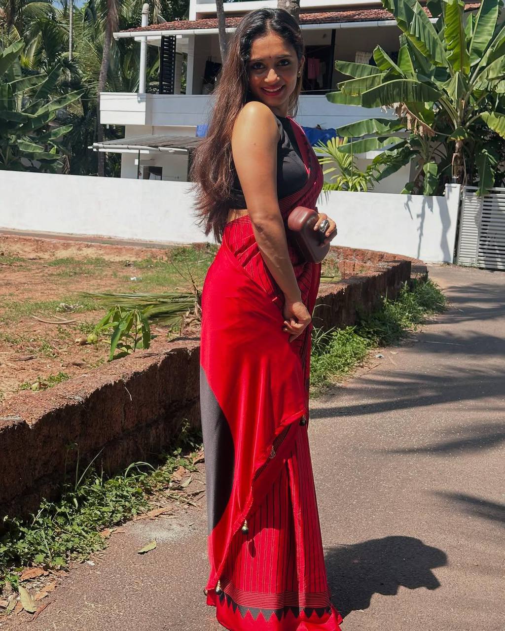 FM-Red Silk Saree