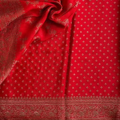 RED BANARASI SILK SAREE