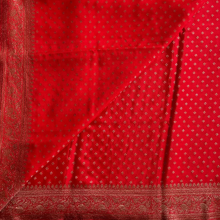 RED BANARASI SILK SAREE