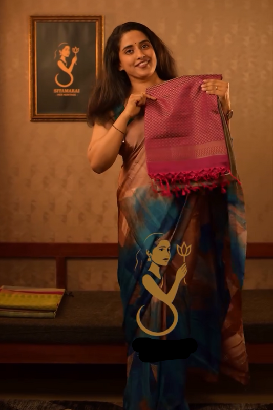Dakshin-Varna Kanjivaram Saree