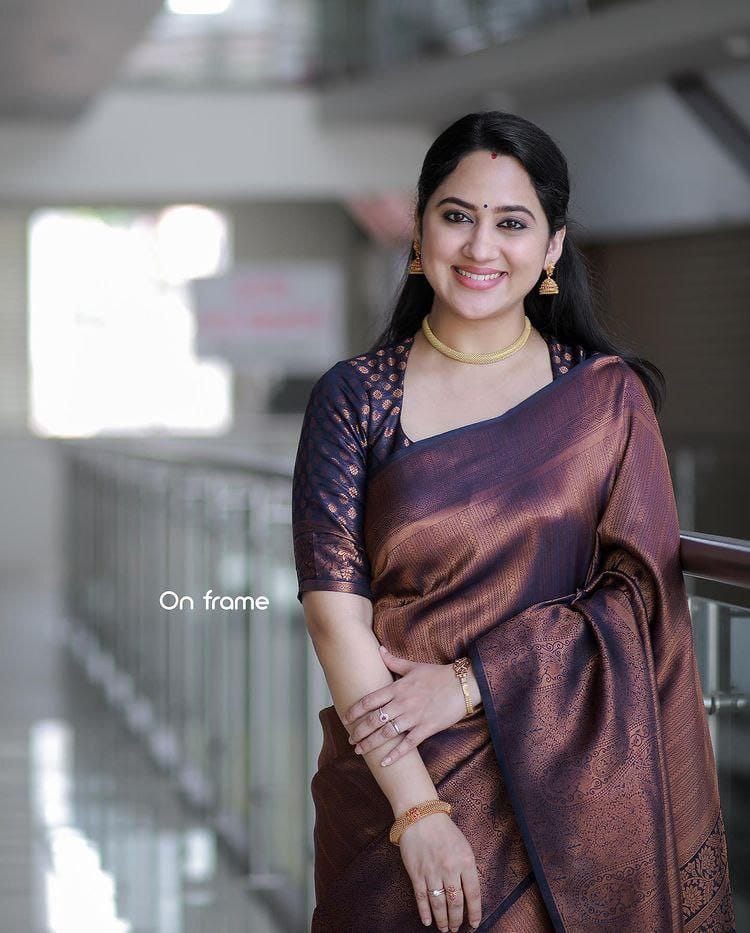 FM-Copper Silk Saree