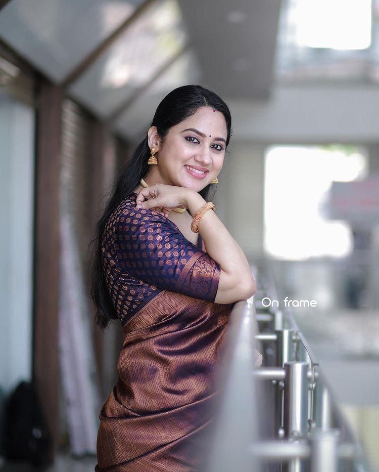 FM-Copper Silk Saree