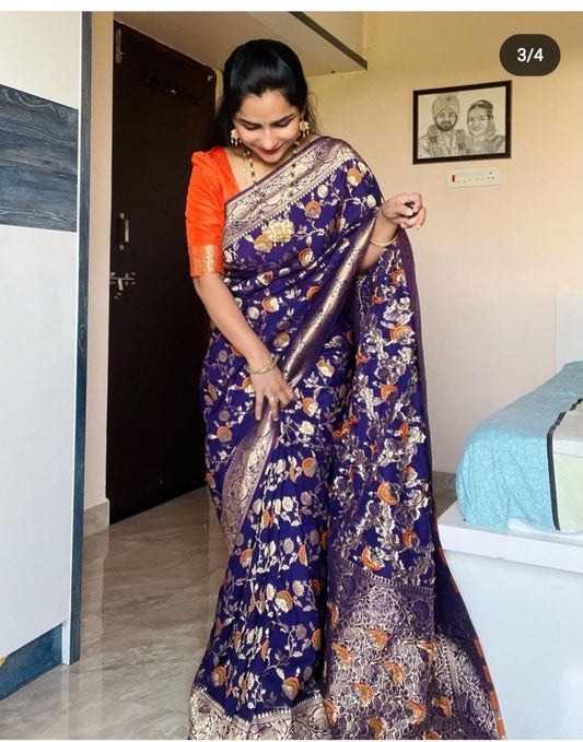 FM-Flower Silk Saree