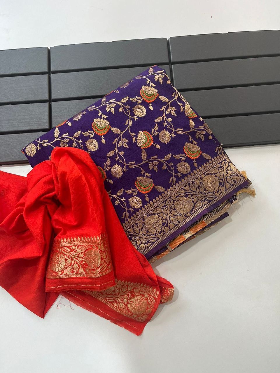 FM-Flower Silk Saree
