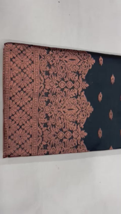 ZC813 - LICHI SILK SAREE