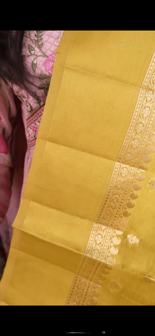 Pasupu Kanthi Silk Saree