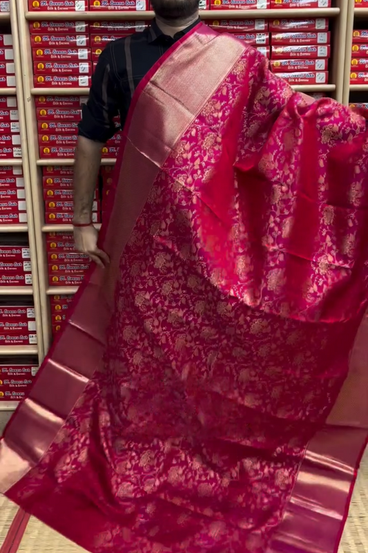Pink Petal Silk Saree